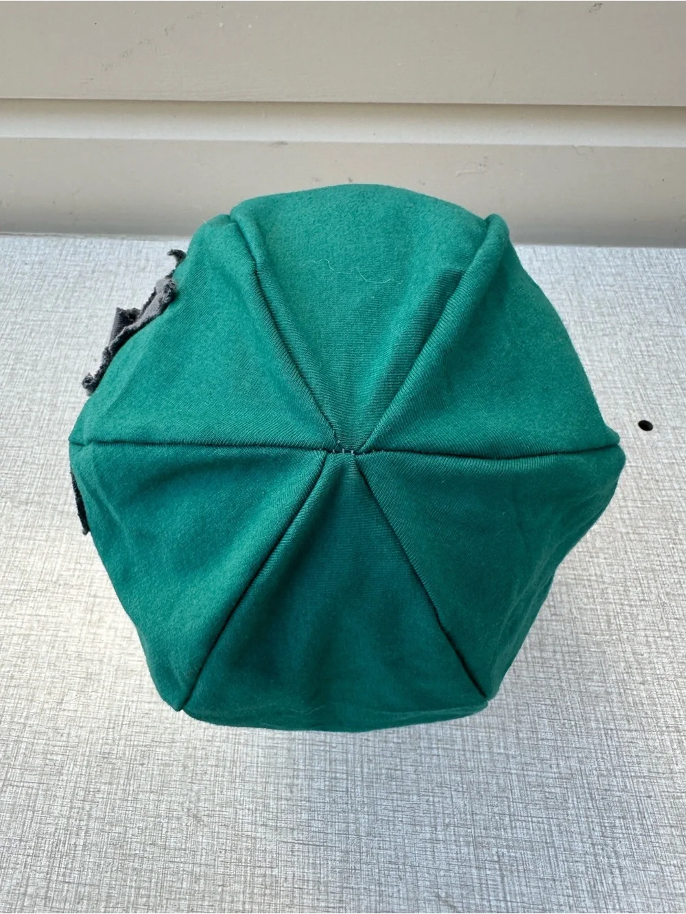 Green & Gray organic cotton blend stretch cap baseball hat